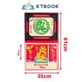 Lịch Bloc Tết 2024 Bloc Đại 15x21cm 2 Mẫu Phúc và Tài Lộc 