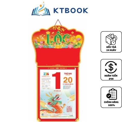  Lịch Bloc 35x50 Lạc Long Hung Quốc (HN-01) 