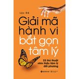  Bộ 6 Cuốn: Thao Túng Tâm Lý + Giải Mã Hành Vi + Quản Lý Cảm Xúc + Tâm Lý Học Ứng Dụng + Thấu Hiểu Hành Vi + Đọc Vị Cảm Xúc 