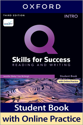  Q: Skills For Success 3E Intro Level: Reading And Writing Student Book With iQ Online Practice 