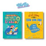  Combo Sổ Tay Đề Cương Toán Văn Anh Lớp 9 SKETCHNOTE & Sổ Bài Tập Lý Hóa Lớp 9 