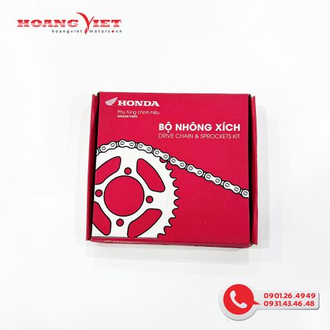 Bộ nhông xích WAEVE 110 - Honda WAVE 110 (104 Mắt 7 Ly) - H0640KWWE00