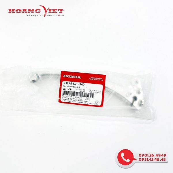 Tay phanh bên trái - HONDA Tay thắng bên trái VISION 110 đơi đầu / LEAD 125 - 53178KZL940