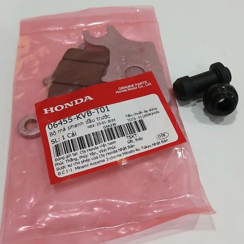 Combo 3 ( Bố thắng trước xe ga 110,125cc + Cao su ngắn + dài ) - 45133MA3006 - 45132166016 - 06455KVBT01