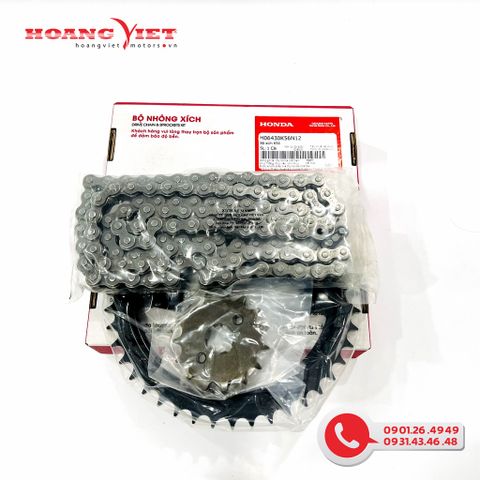 Bộ nhông xích K56 - HONDA Bộ nhông xích tải xe WINNER V1 V2  - H06430K56N12