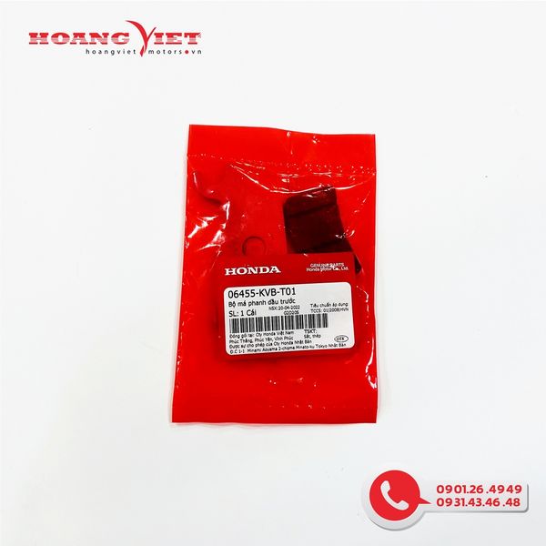 Bộ má phanh dầu trước - HONDA AB 110 FI / 125 / LEAD - 06455KVBT01