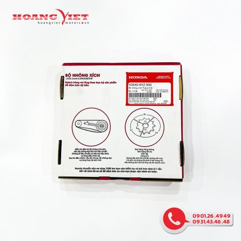 Bộ nhông xích Future mới - Honda FUTURE 125 FI (108 Mắt 7 Ly) - H0640KYZ900
