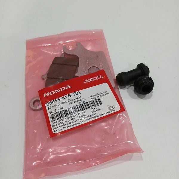 Combo 3 ( Bố thắng trước xe ga 110,125cc + Cao su ngắn + dài ) - 45133MA3006 - 45132166016 - 06455KVBT01