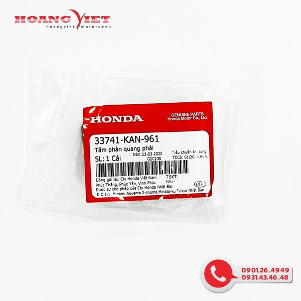 Tấm phản quang phải - HONDA Tấm phản quang đỏ dè sau xe WINNER 150, WINNER X (RS150 V1 V2 V3), FUTURE, AB - 33741KAN961