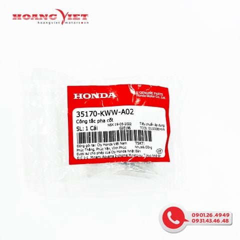 Công tắc pha cốt - HONDA AIR BLADE / FUTURE / VISION / WAVE và nhiều xe  - 35170KWWA02