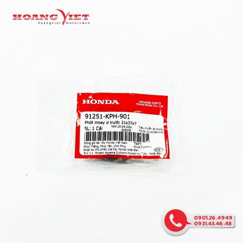 Phớt moay ơ trước 21x37x7 - HONDA - 91251KPH901