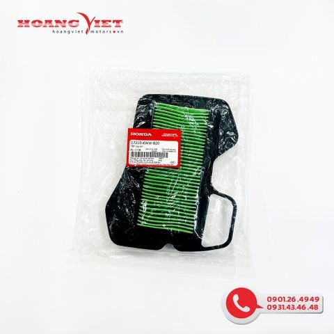 Tấm lọc khí (lọc gió) - Honda WAVE S110 / RSX 110 / BLADE 110 / ALPHA 110 ( XE BÌNH XĂNG CON ) - 17210KWWB20