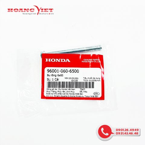 Bu lông 6x65 - Honda Dùng chung nhiều xe - 960010606500