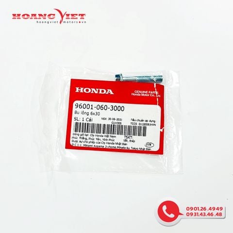 Bu lông 6x30 - HONDA 6X30 dùng chung nhiều xe - 960010603000