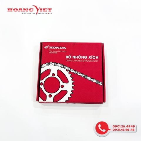 Bộ nhông xích future NEOFIII - Honda FUTURE NEO / FU 2 / FUTURE X (104 Mắt 7 Ly) - H0640KTM970