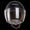 Mũ Jet Sporty - Trắng - Đen - 08JESROYBLKL