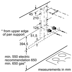 Máy hút mùi dạng chữ T Bosch DWB77CM50 - Series 6 (70cm)