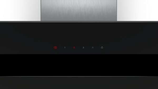 Máy hút mùi gắn tường Bosch DWK67CM60B - Series 4 mặt kính nghiêng (60cm)