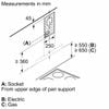 Máy hút mùi dạng chữ T Bosch DWB97BK61T - Series 4 (90cm)