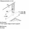 Máy hút mùi dạng chữ T Bosch DWB67BK61T - Series 4 (60cm)