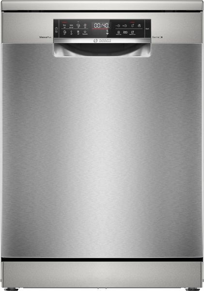 Máy rửa chén độc lập Bosch SMS6ECI93E Inox, chống vân tay (60 cm) - Series 6