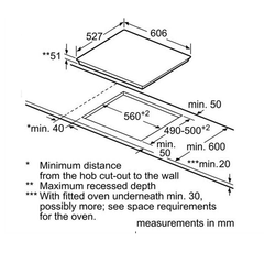 Bếp từ Bosch linh hoạt 3 vùng nấu PID675DC1E - Series 8