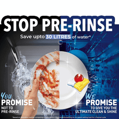 [SẢN PHẨM KHÔNG BÁN LẺ]  Viên rửa chén chanh Finish Quantum 64 viên