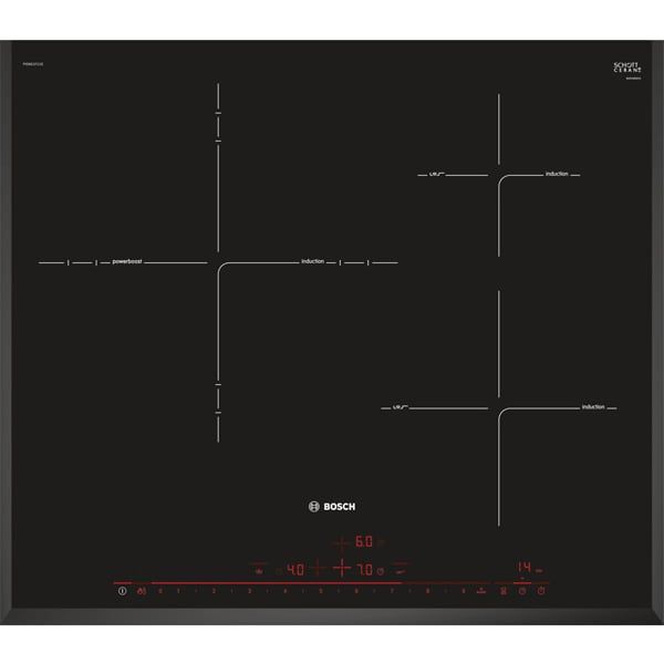 Bếp từ Bosch 3 vùng nấu PID651DC5E - Series 8 (7400W, 60cm)