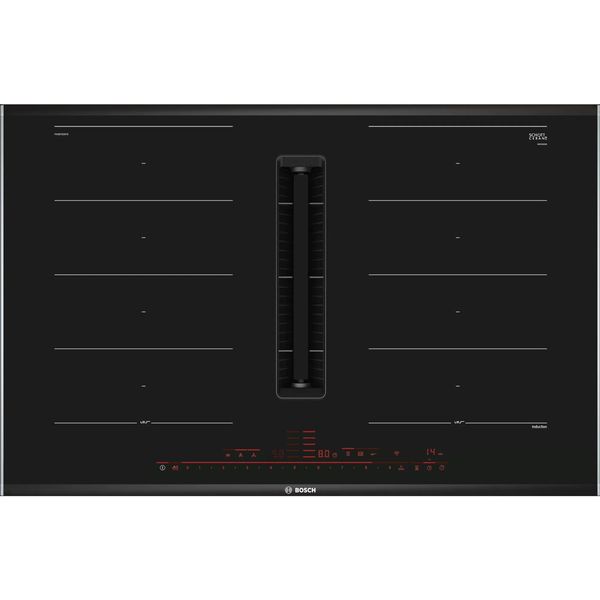 Bếp từ kết hợp hút mùi Bosch PXX875D67E - Series 8