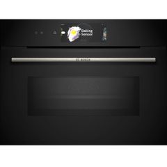 [HÀNG LOẠI B] [NHẬP MÃ HANGB5TR] Lò nướng âm tủ kết hợp chức năng vi sóng Bosch 45L CMG778NB1-B - Series 8 (màu đen)