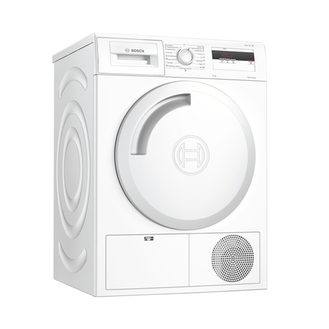 [PRE-ORDER] Máy sấy bơm nhiệt Bosch WTH83008SG 8kg - Series 4