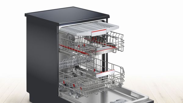 Máy rửa chén bát độc lập Bosch 13 bộ SMS6ECC51E - Series 6, màu đen