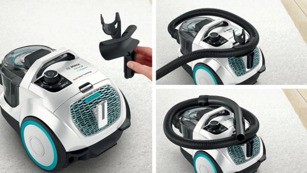 Máy hút bụi có dây Bosch BGS21WHYG - Series 4 2000W (trắng)