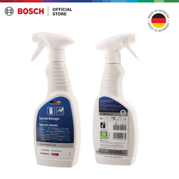 Bình xịt vệ sinh tủ lạnh chuyên dụng Bosch 500ml