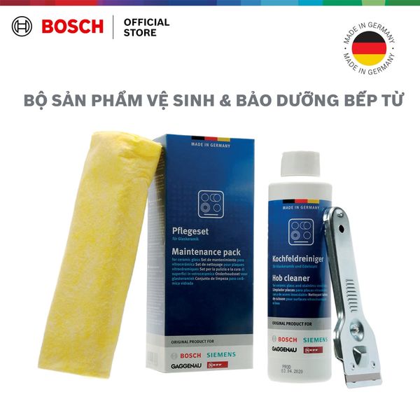 Bộ sản phẩm vệ sinh và bảo dưỡng bề mặt bếp từ