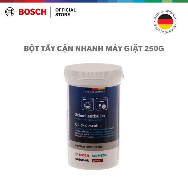 Bột tẩy cặn nhanh máy giặt và máy rửa chén