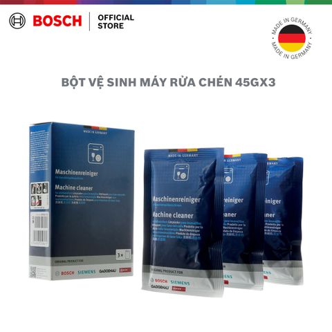 Bột vệ sinh máy rửa chén 3 gói/hộp