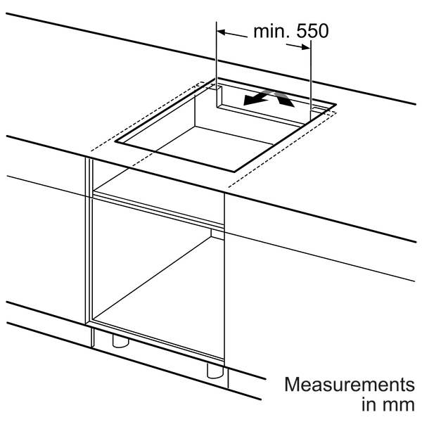 Bếp từ Bosch 3 vùng nấu PUC64RAA5E - Series 2 (60cm, khung viền ngoài)