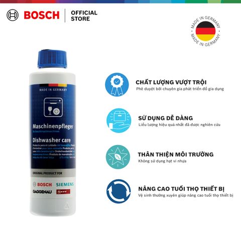 Dung dich vệ sinh và bảo dưỡng máy rửa chén Bosch 250ml
