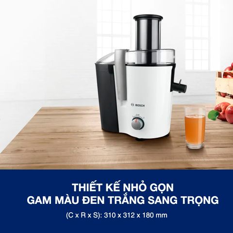 Máy ép trái cây Bosch Vita Juice 700W MES25A0 màu trắng
