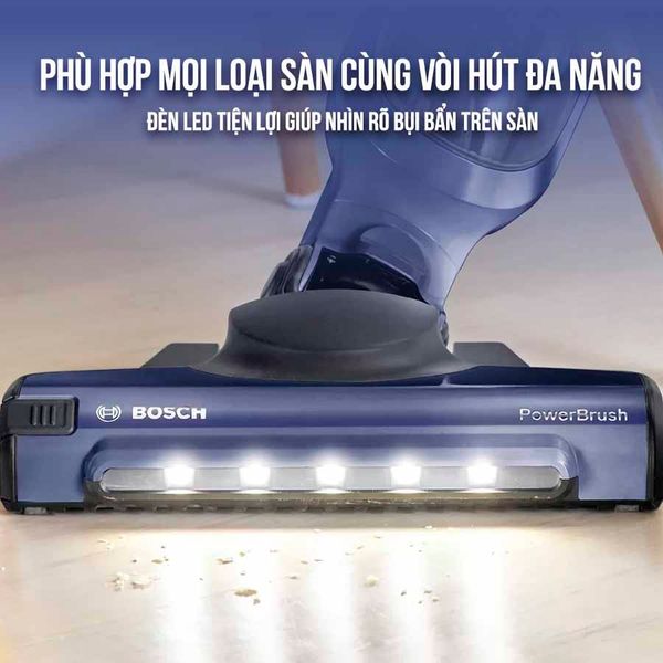 Máy hút bụi không dây Bosch BCH3K2851 - Series 4 (xanh xám)