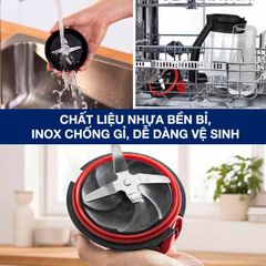 Máy xay sinh tố Bosch VitaPower Series 4 1200W MMB6177S màu bạc