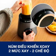 Máy xay sinh tố Bosch VitaPower Series 4 1200W MMB6177S màu bạc