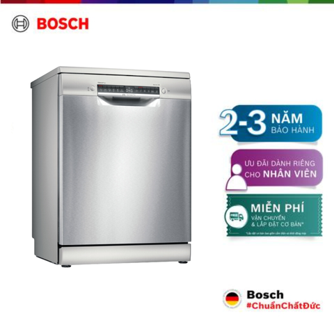 Máy rửa chén độc lập 14 bộ Bosch SMS4EMI06E - Series 4