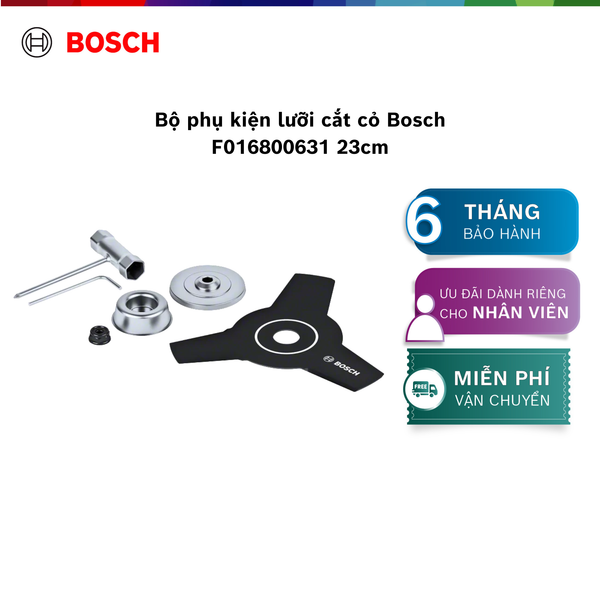 Bộ phụ kiện lưỡi cắt cỏ Bosch F016800631 23cm