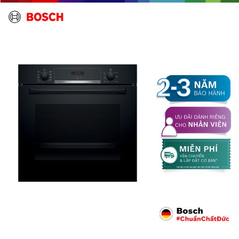 Lò nướng âm tủ 71L 3400W HBA534EB0K - Series 4 - màu đen