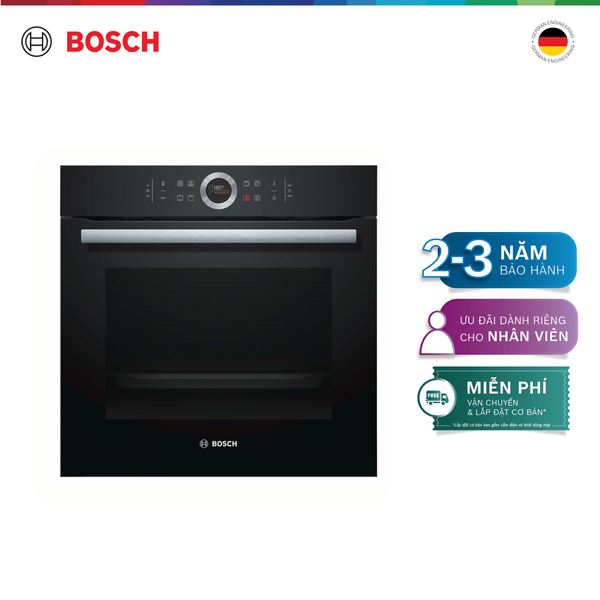Lò nướng âm tủ Bosch HBG633BB1B 71L 3600W - Series 8