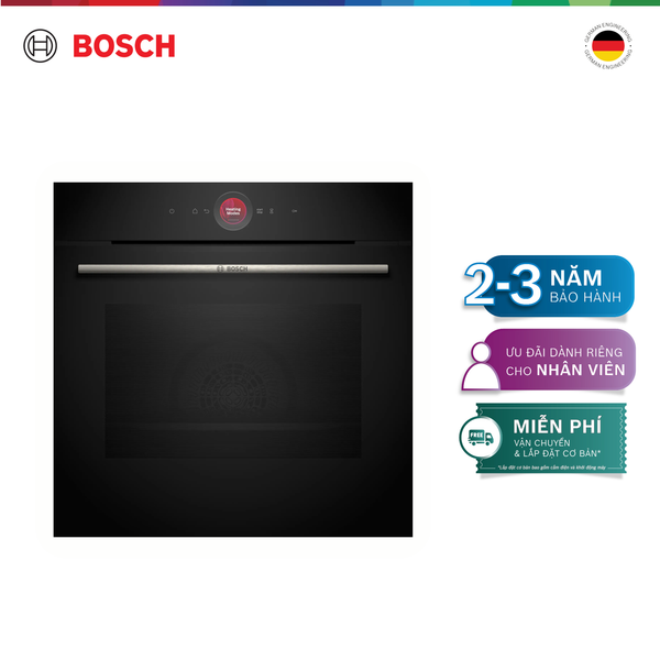 Lò nướng âm tủ Bosch 71L HBG7341B1 - Series 8, màu đen