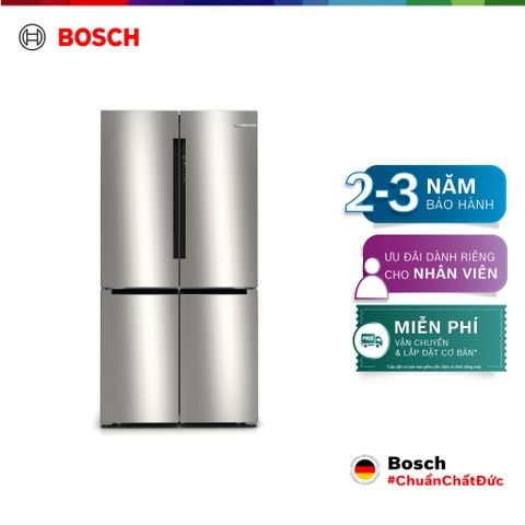 Tủ lạnh Side by side 4 cánh 605L Bosch KFN96APEAG - Series 4 (màu inox)