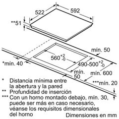 Bếp từ Bosch 3 vùng nấu PID651DC5E - Series 8 (7400W, 60cm)